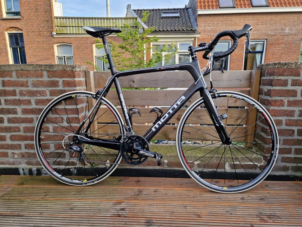 Prachtige Gianni Motta carbon racefiets te koop maat 61/XL, Zo goed als nieuw, 57 tot 61 cm, Meer dan 20 versnellingen, Ophalen