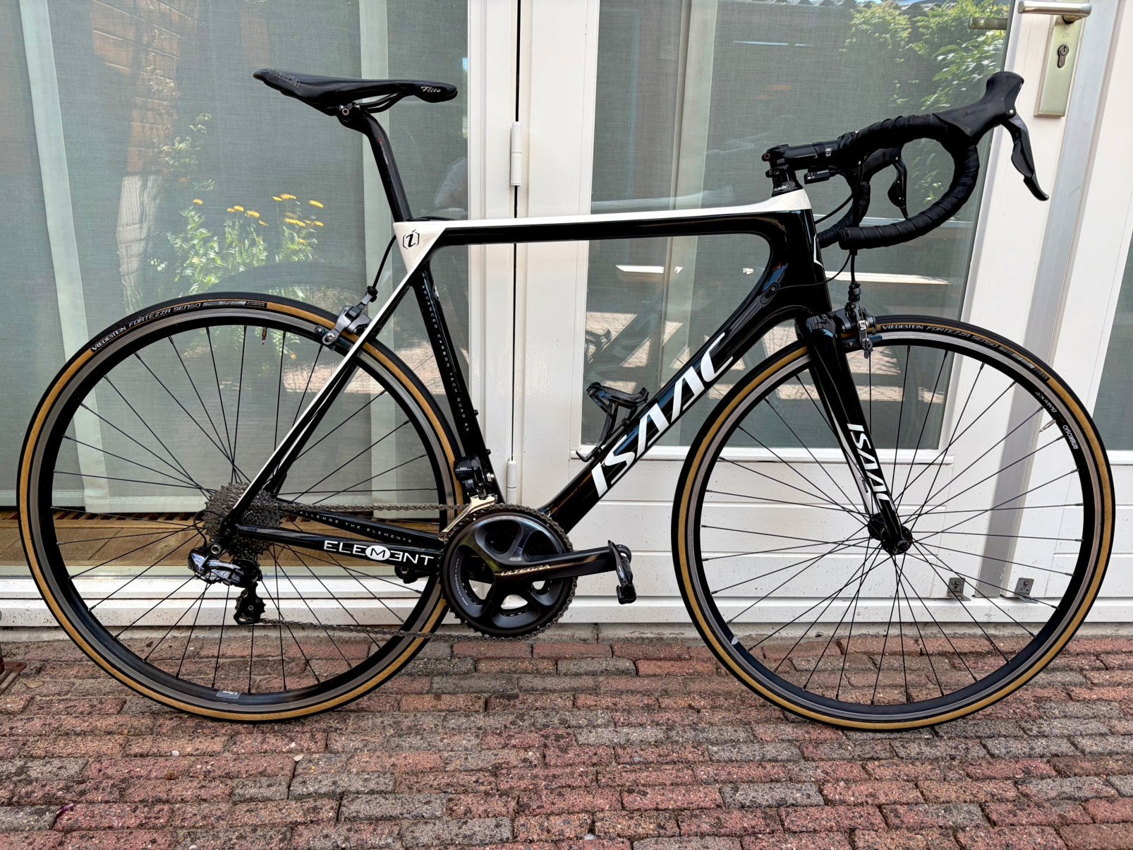 ISAAC ELEMENT 55cm Shimano Ultegra Di2, Carbon, Velgrem, Zo goed als nieuw, Meer dan 20 versnellingen