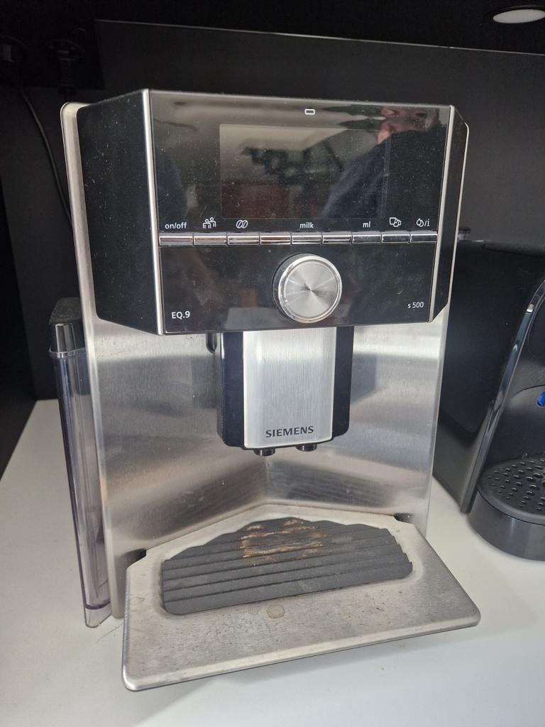 Siemens EQ.9 S500 Volautomatische Koffiemachine, Ophalen of Verzenden, Gebruikt, Koffiemachine, Koffiebonen