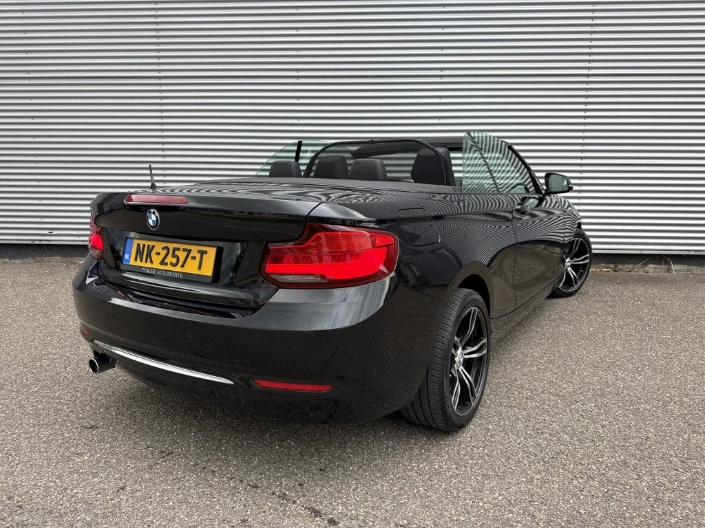 BMW 2 Serie Cabrio 220i Luxury Automaat Leer keyless Led Afn, Auto's, BMW, Automaat, Achterwielaandrijving, Gebruikt, Euro 6