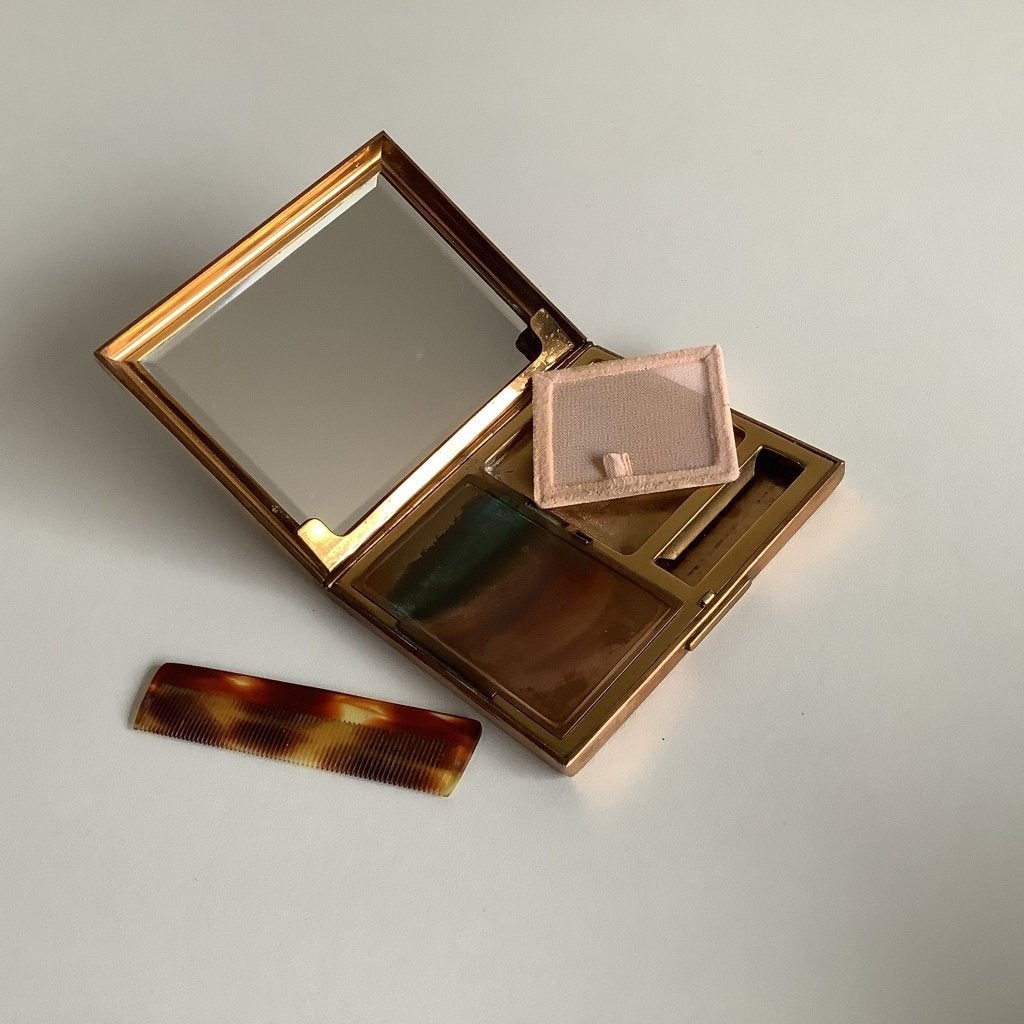 vintage minaudière / compact van Agme, Antiek en Kunst, Ophalen of Verzenden, Dames