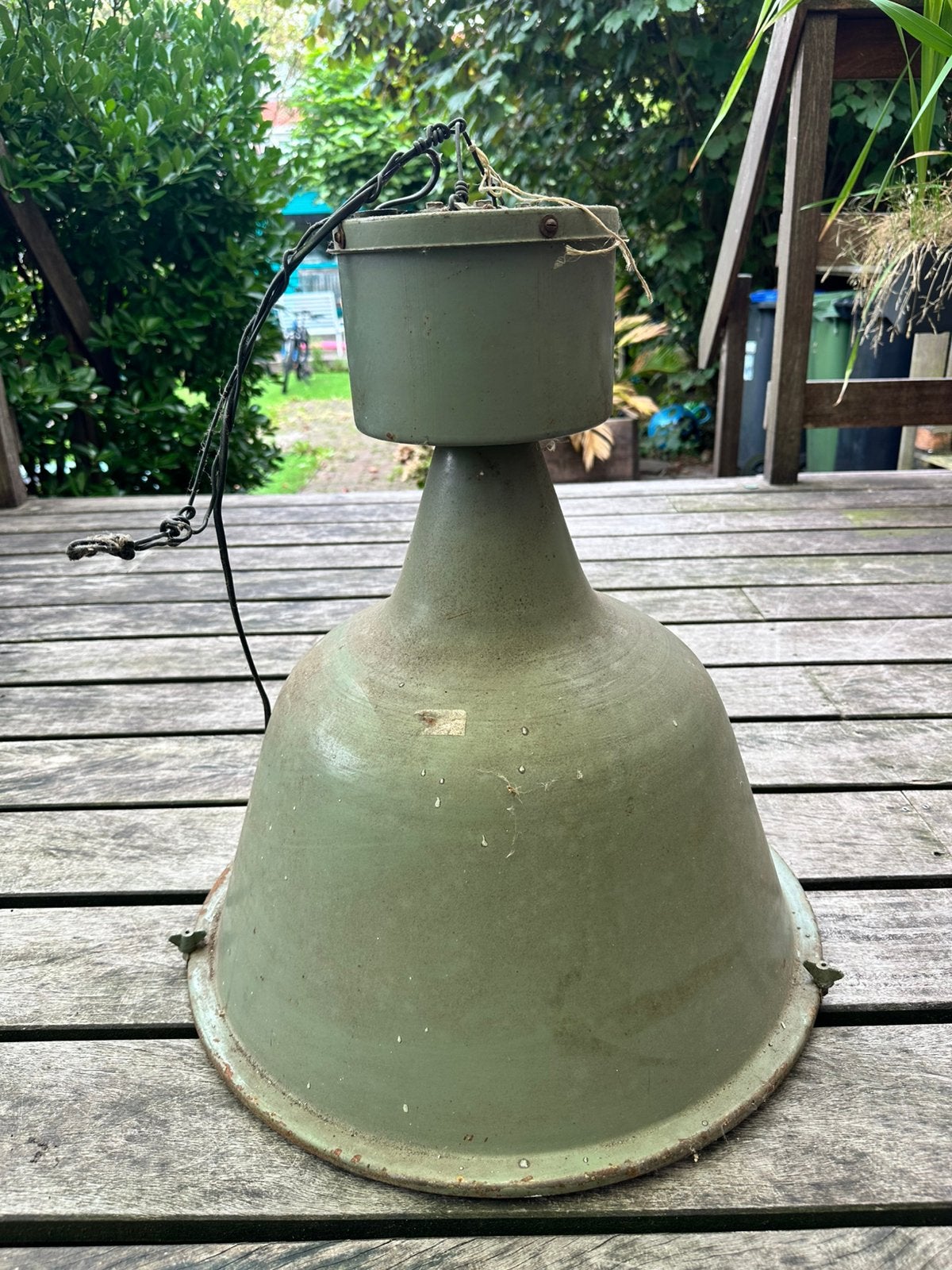 Industriele vintage hanglamp, Ophalen, Gebruikt, Industrieel / vintage, Overige fittingen