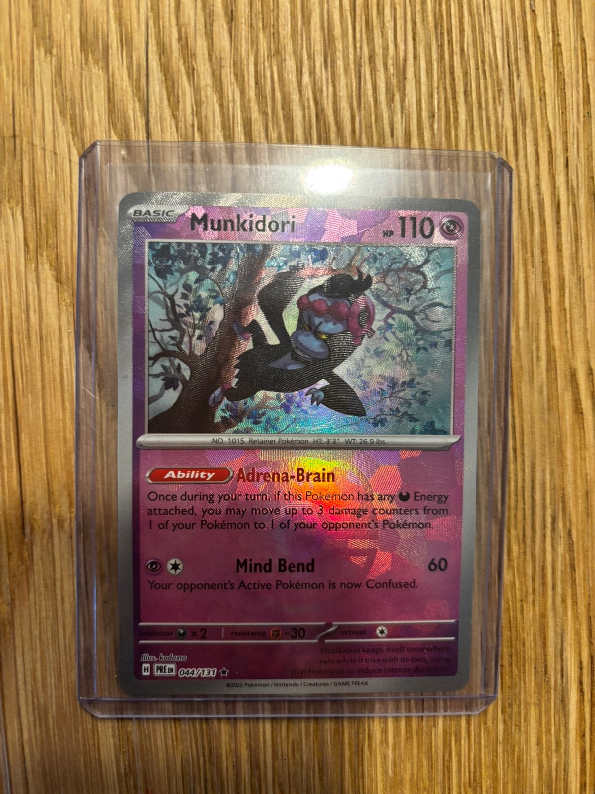 Pokemon tcg prismatic evolutions pre 044 masterball, Ophalen of Verzenden