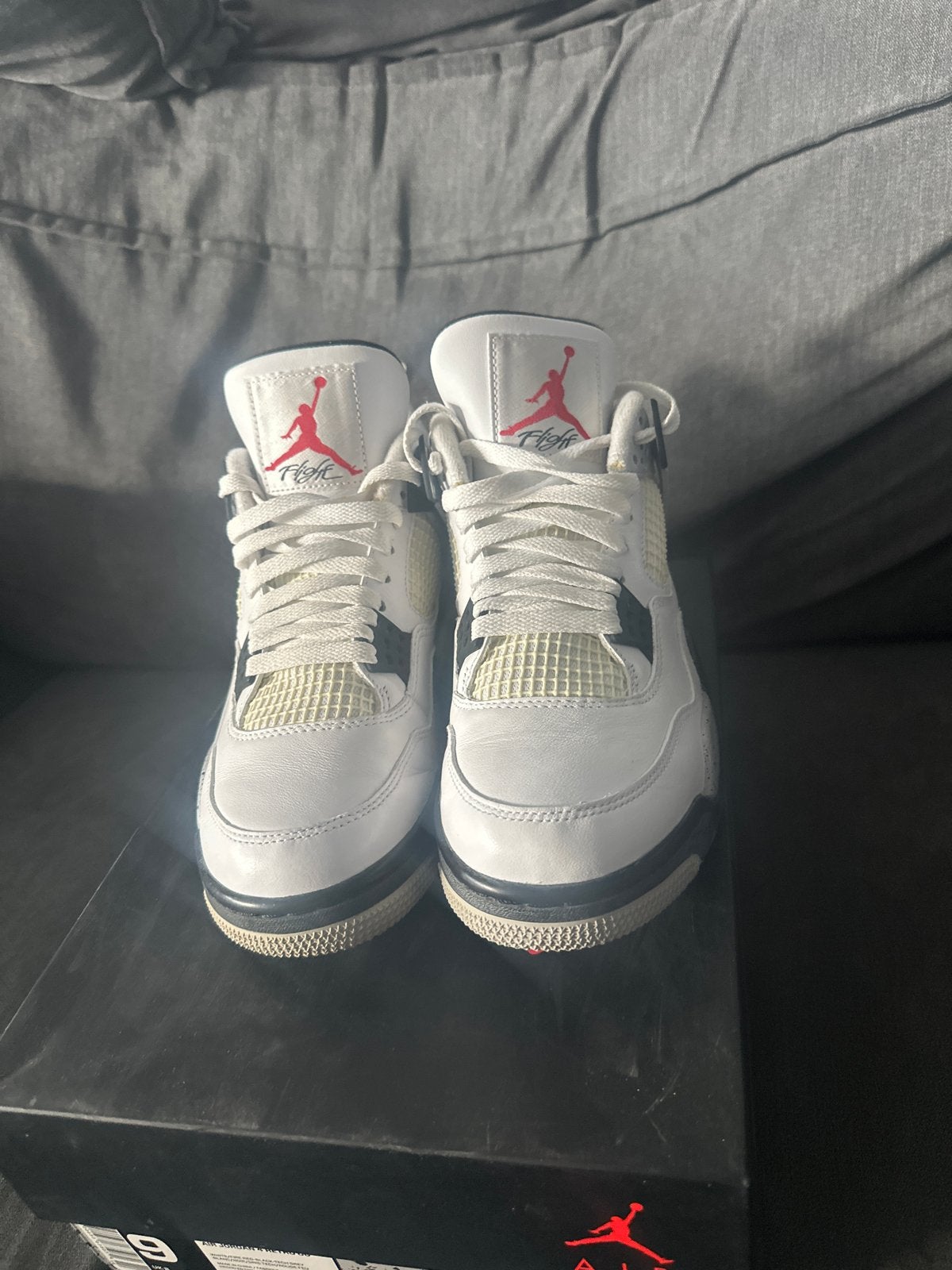 Jordan 4 White Cement 2016 - Maat 42,5, Kleding | Heren, Schoenen, Ophalen of Verzenden, Gedragen, Wit, Sneakers of Gympen
