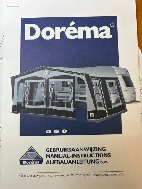 voortent, Ophalen, Gebruikt, Ten Cate All Season 200g/m2, Dorema