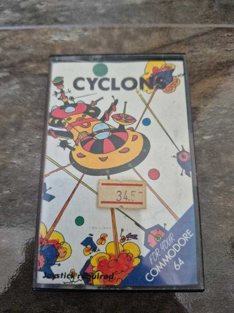 Commodore 64 C64 Cassette Game: Cyclons (Retro Gaming), Gebruikt, Shooter, 1 speler, Ophalen of Verzenden