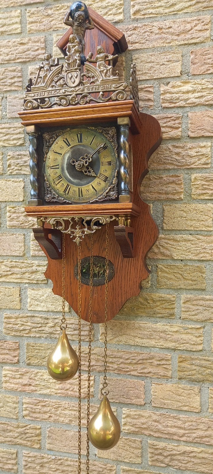 Oude wandklok, Antiek en Kunst, Antiek | Klokken, Ophalen