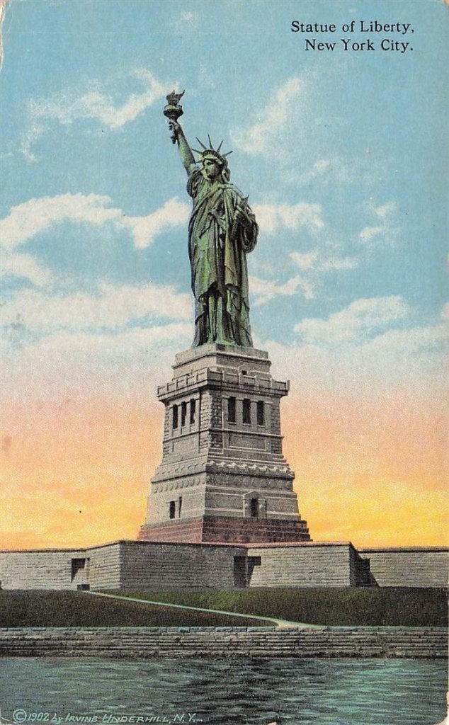 703-285-035 Statue of Liberty New York City, Verzamelen, Verzenden, Voor 1920, Overig Europa