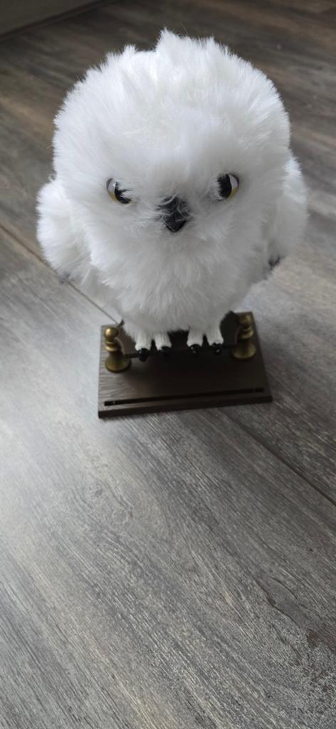 Harry Potter - Interactieve Uil Hedwig - 27cm - Met Geluiden, Ophalen of Verzenden, Zo goed als nieuw, Vogel, Beeldje of Figuurtje