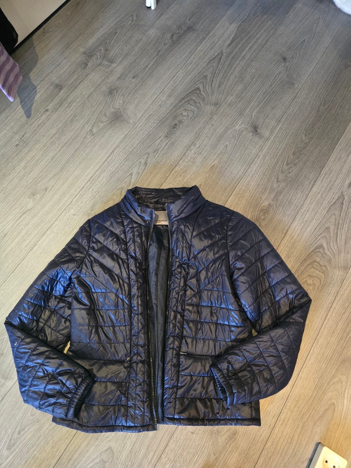Vero Moda gewatteerde jas, maat M, zo goed als nieuw, Maat 38/40 (M), Vero Moda, Zwart, Ophalen of Verzenden