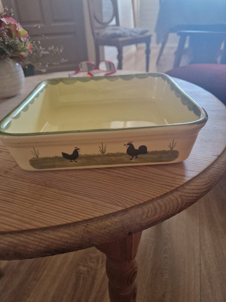 Zeller kip en haan servies, Ophalen, Overige stijlen, Aardewerk, Schaal of Schalen