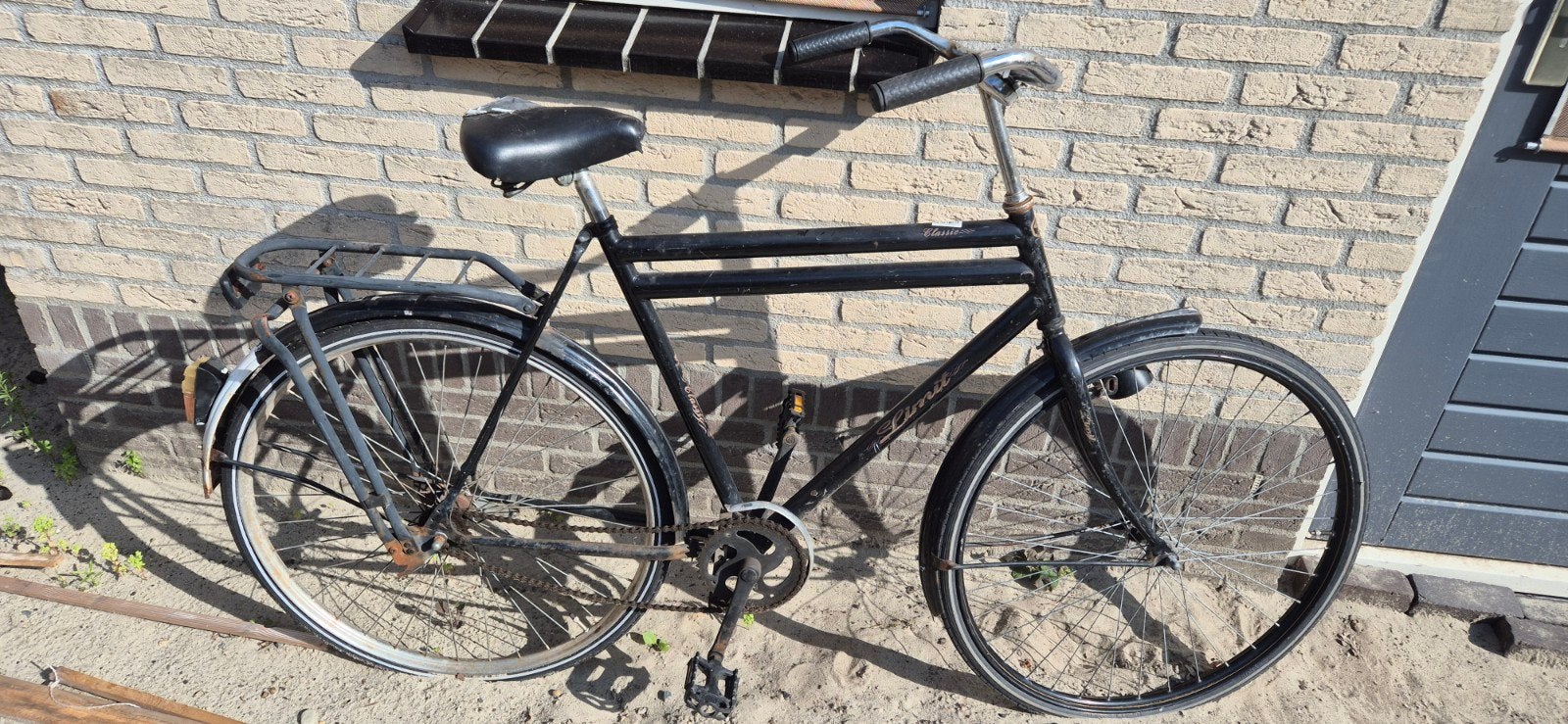 Oude fiets - opknappertje, Ophalen