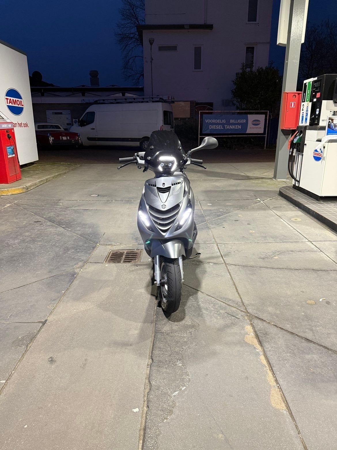 Nette Zip 4takt 50cc met Malossi Vario Kit en extra's, Ophalen, Piaggio, Gebruikt, Benzine