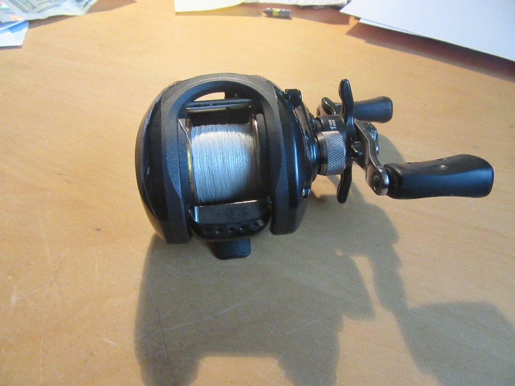 Abu Garcia kleine lichte werpreel, Geen, Overige typen, Ophalen of Verzenden, Zo goed als nieuw
