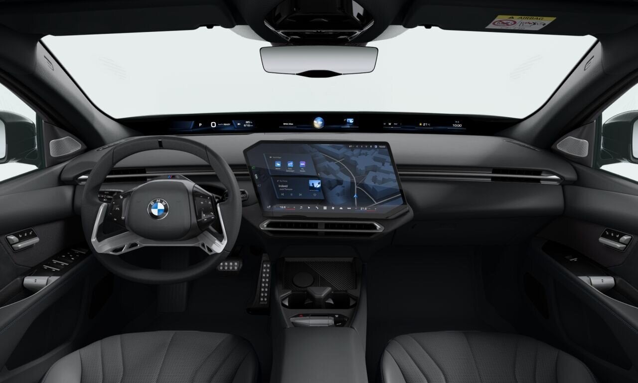 BMW i3 50 xDrive M Sport / Panoramadak / Trekhaak / M Multif, Auto's, Automaat, Dealer onderhouden, Zwart, Zwart