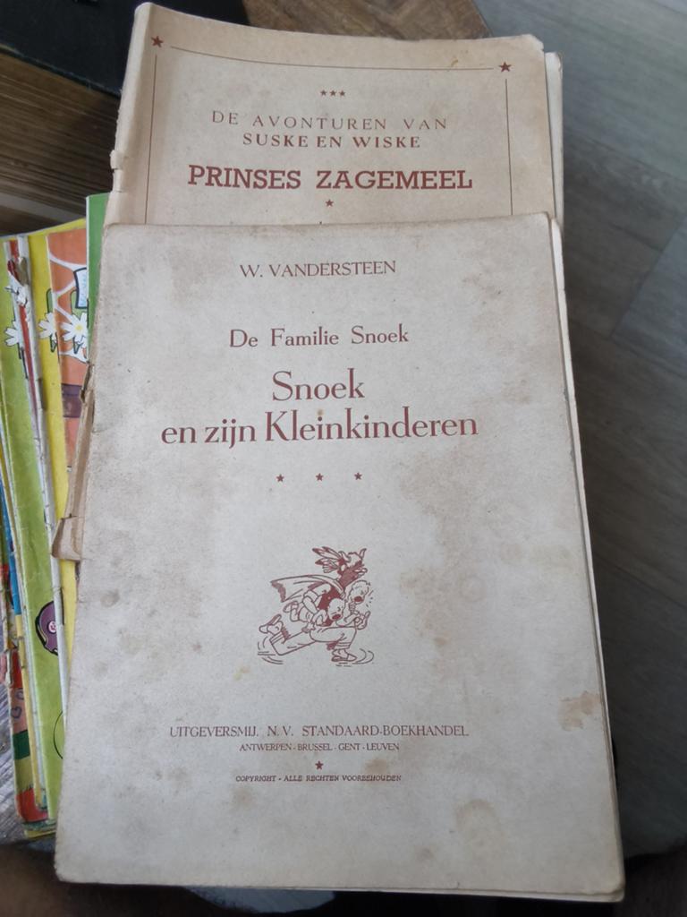 Suske en Wiske: Prinses Zagemeel & De Familie Snoek, Meerdere stripboeken, Ophalen of Verzenden, Gelezen, W. Vandersteen