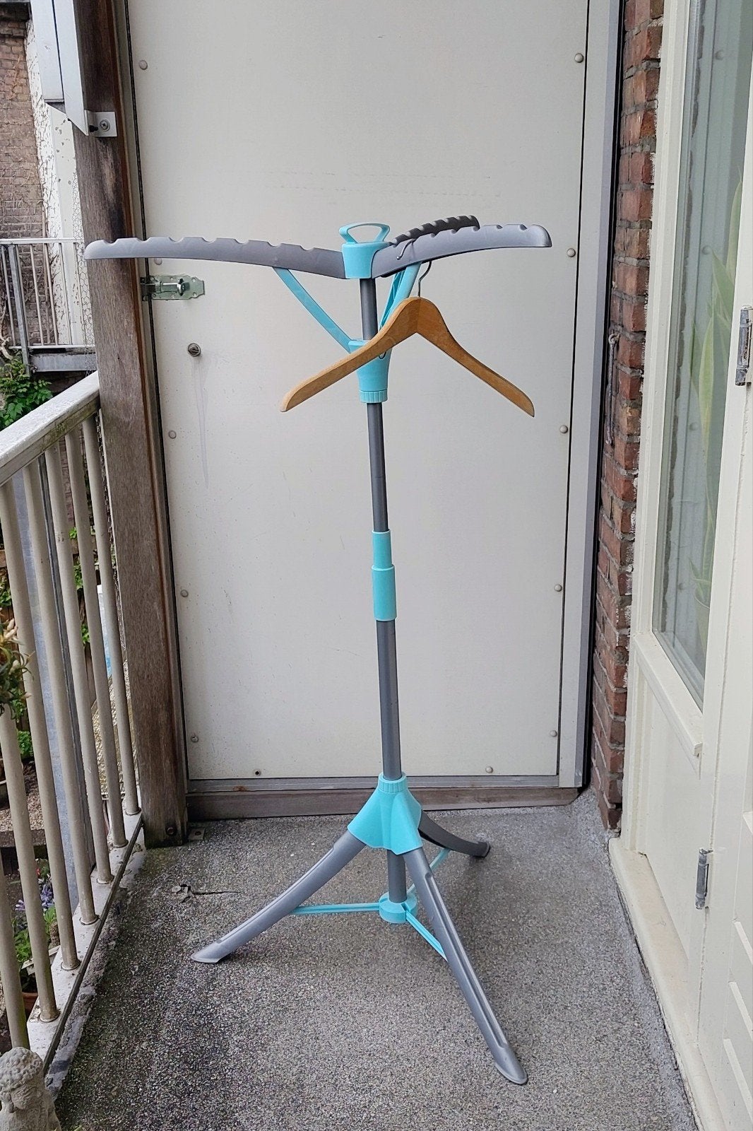 Compact en opvouwbaar kledingrek / wasrek voor binnen en bui, Ophalen, Gebruikt, Wasrek