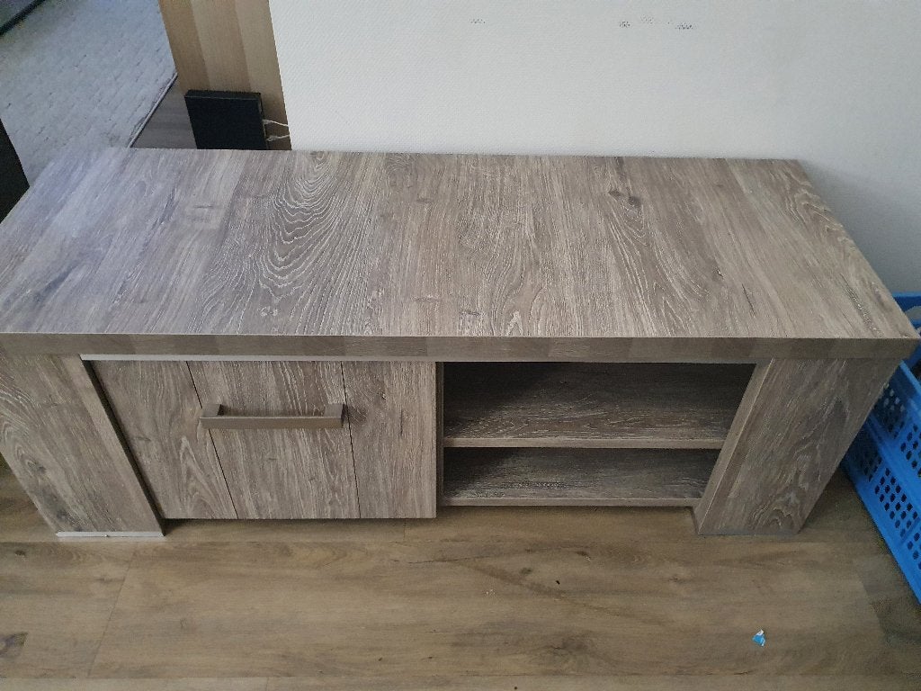 tv meubel, Ophalen, 100 tot 150 cm, Zo goed als nieuw, Minder dan 100 cm
