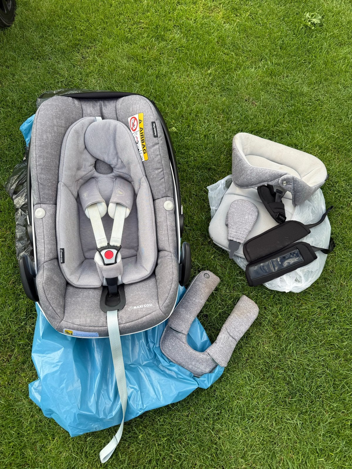 Maxi-Cosi Coral 360 i-Size autostoel, Ophalen, Autogordel of Isofix, Zijbescherming, Zo goed als nieuw