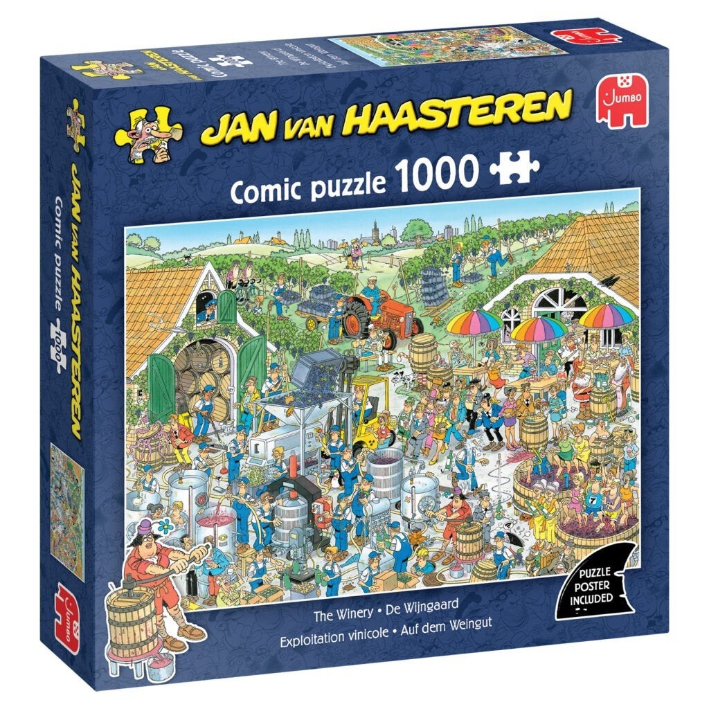Jan van Haasteren De Wijngaard 1000 stukjes, Ophalen of Verzenden, 500 t/m 1500 stukjes, Nieuw, Legpuzzel
