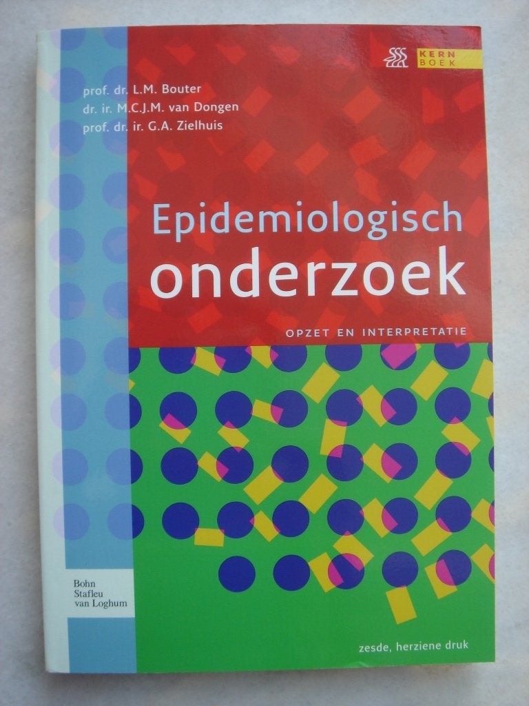 Epidemiologisch Onderzoek, Diverse auteurs, Ophalen of Verzenden, Beta, WO
