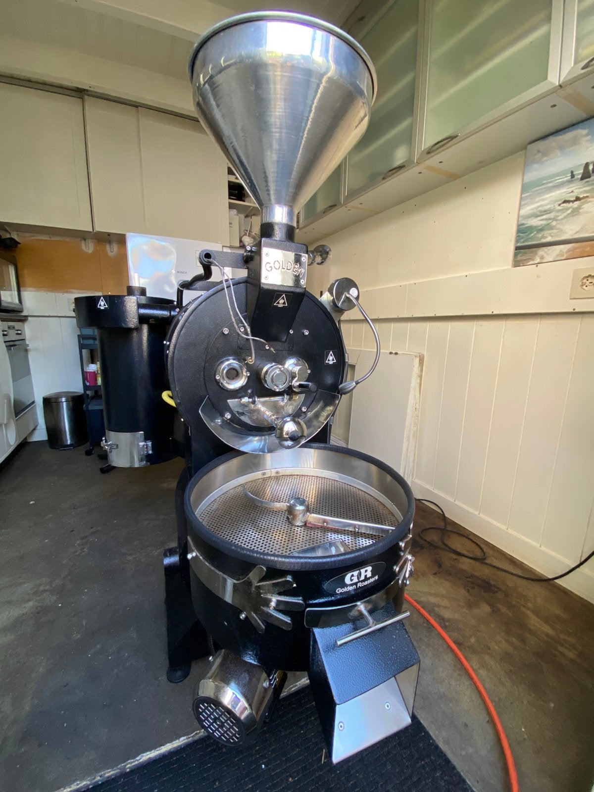 Koffiebrander 1,5kg, merk Golden Roasters, Ophalen, Gebruikt