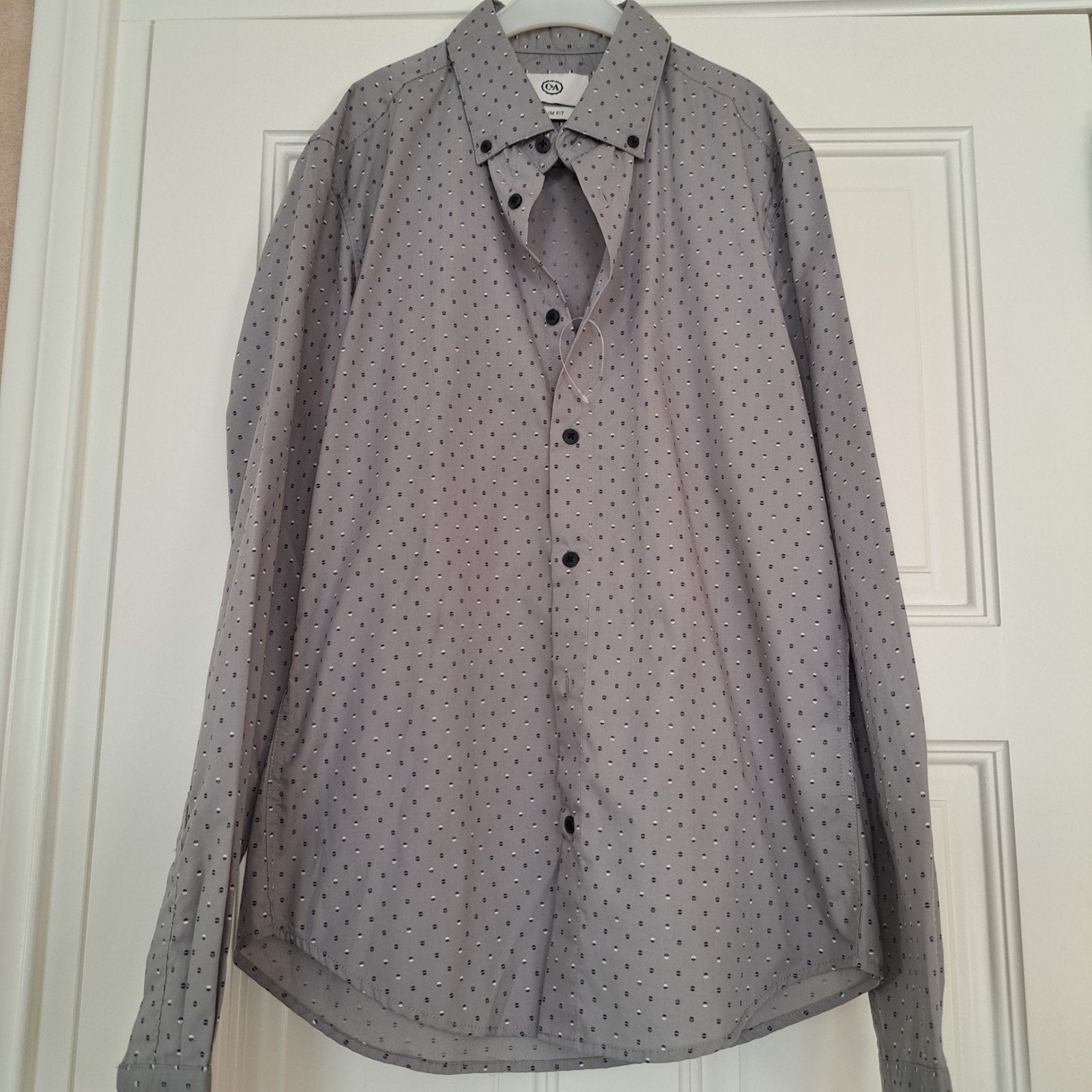 NIEUW blouse grijs mt. S, Kleding | Heren, Halswijdte 38 (S) of kleiner, Nieuw, Grijs, C&A