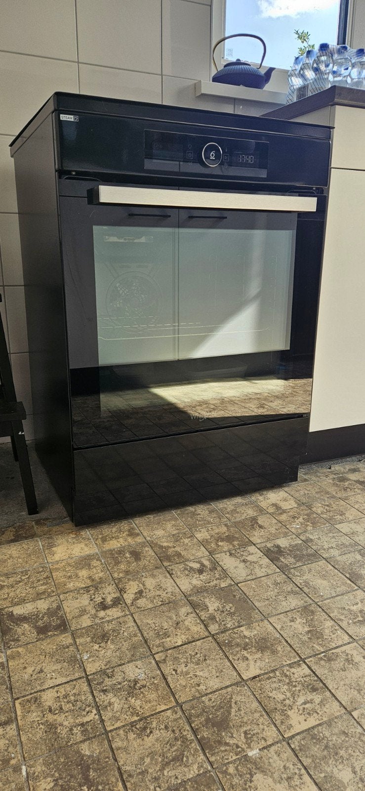 Whirlpool 6th sense inductie fornuis, Ophalen, 4 kookzones, Zo goed als nieuw, Inductie