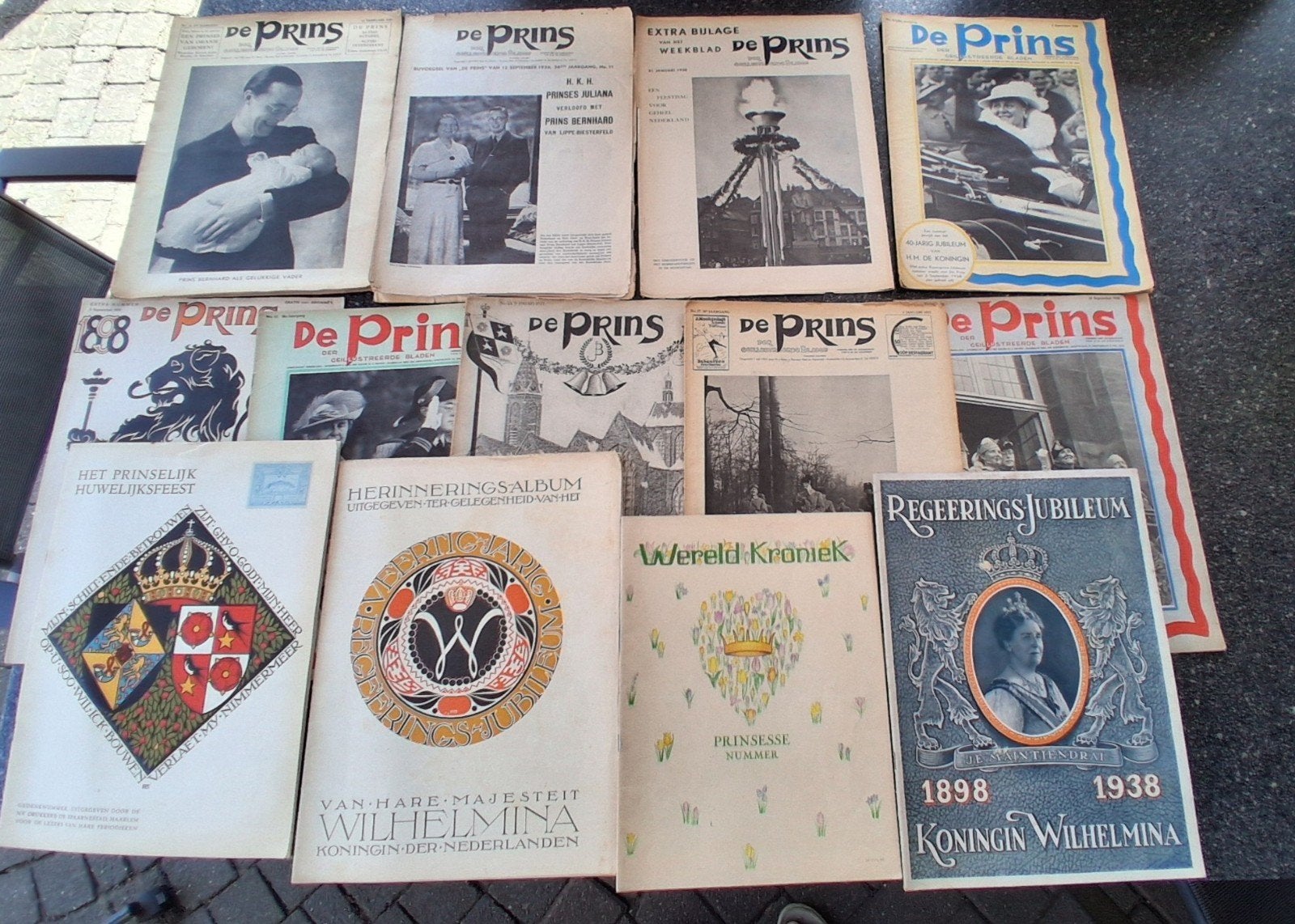 De Prins: Koninklijk Huis  Uitgaven 1936-1938, Ophalen of Verzenden, Gelezen