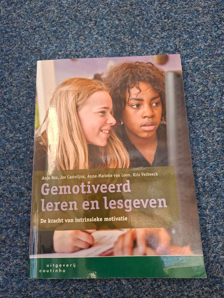 Gemotiveerd leren en lesgeven - De kracht van intrinsieke mo, Boeken, Gelezen, Anje Ros, Jos Castelijns, Anne-Marieke van Loon, Kris Verbeeck