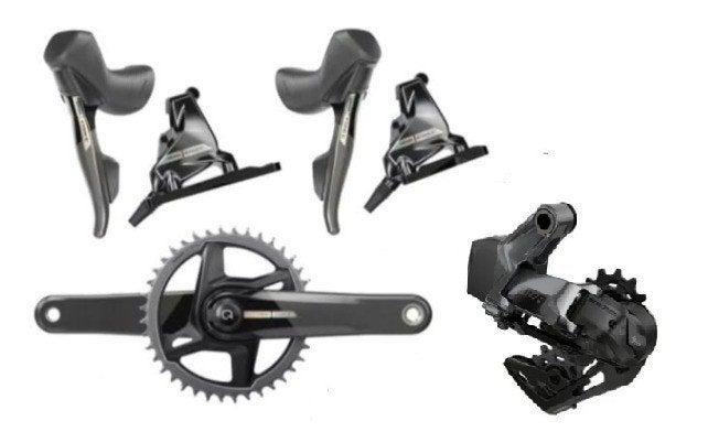 SRAM Force AXS 1x12 XPLR powermeter Gravel mini groupset, Ophalen of Verzenden