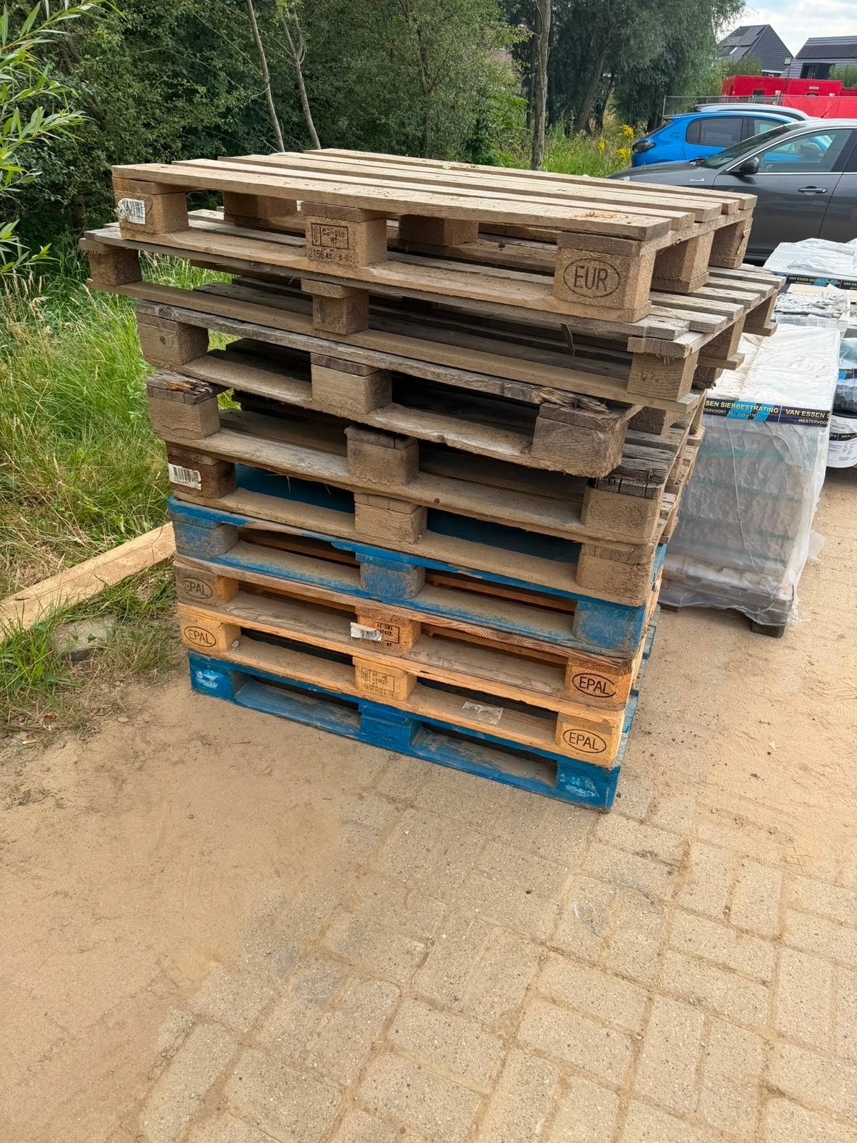 Gebruikte EPAL Pallets - Diverse Maten, Ophalen, Gebruikt, 50 mm of meer, Pallet