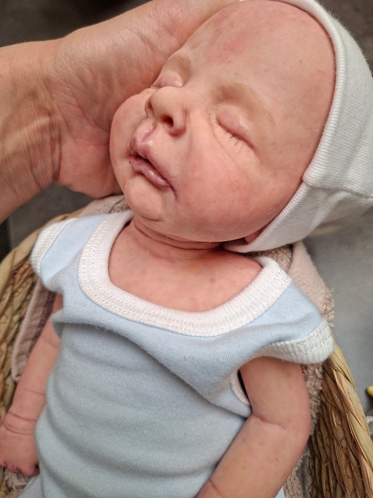 full body siliconen reborn baby premie, Ophalen of Verzenden, Nieuw, Babypop, Levensecht of Reborn