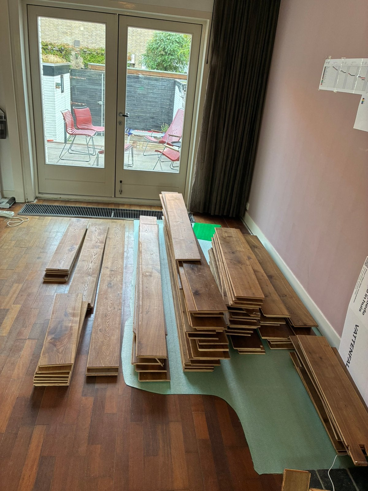 Avance Floor eiken multiplank vloer (30m²) incl nieuw pak, Ophalen, Gebruikt, Vloerdelen of -planken, 10 m² of meer