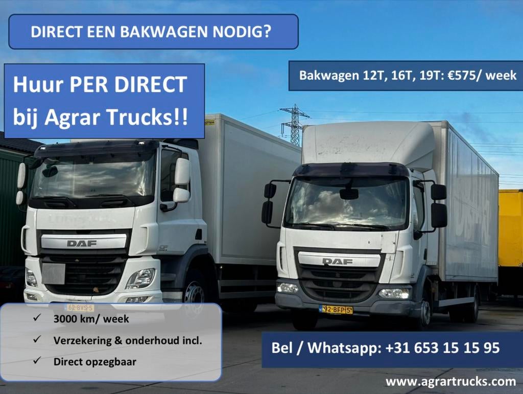 Te huur €575/week! Trekkers & vrachtwagens, Automaat, Euro 6, Diesel, Particulier
