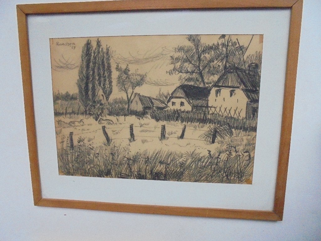 1954 Raadsen Krijttekening boerderijen Bke-26), Ophalen