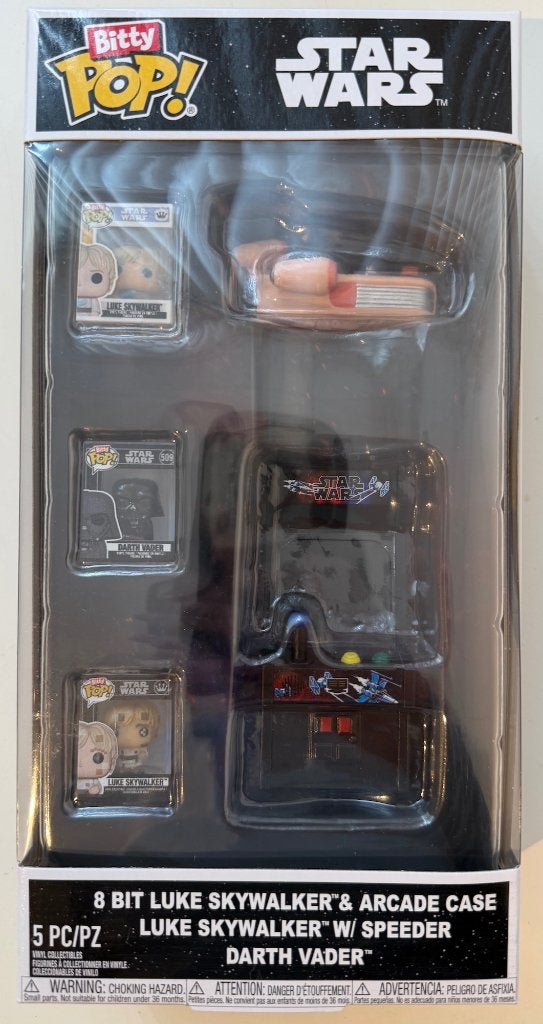 Funko Bitty Pop! - Star Wars - 8 Bit Luke Sywalker & Arcade, Ophalen of Verzenden, Nieuw, Actiefiguurtje