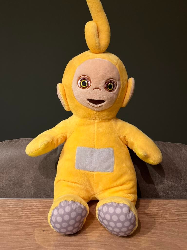 Leuke Teletubbie Laa-laa knuffel 35cm, Ophalen of Verzenden, Zo goed als nieuw, Overige typen