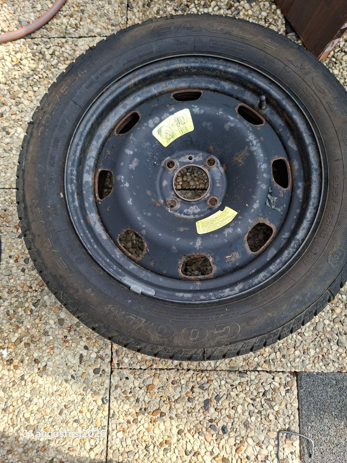 Goodyear autoband 205/55R16, Ophalen, 16 inch, Nieuw, 205 mm