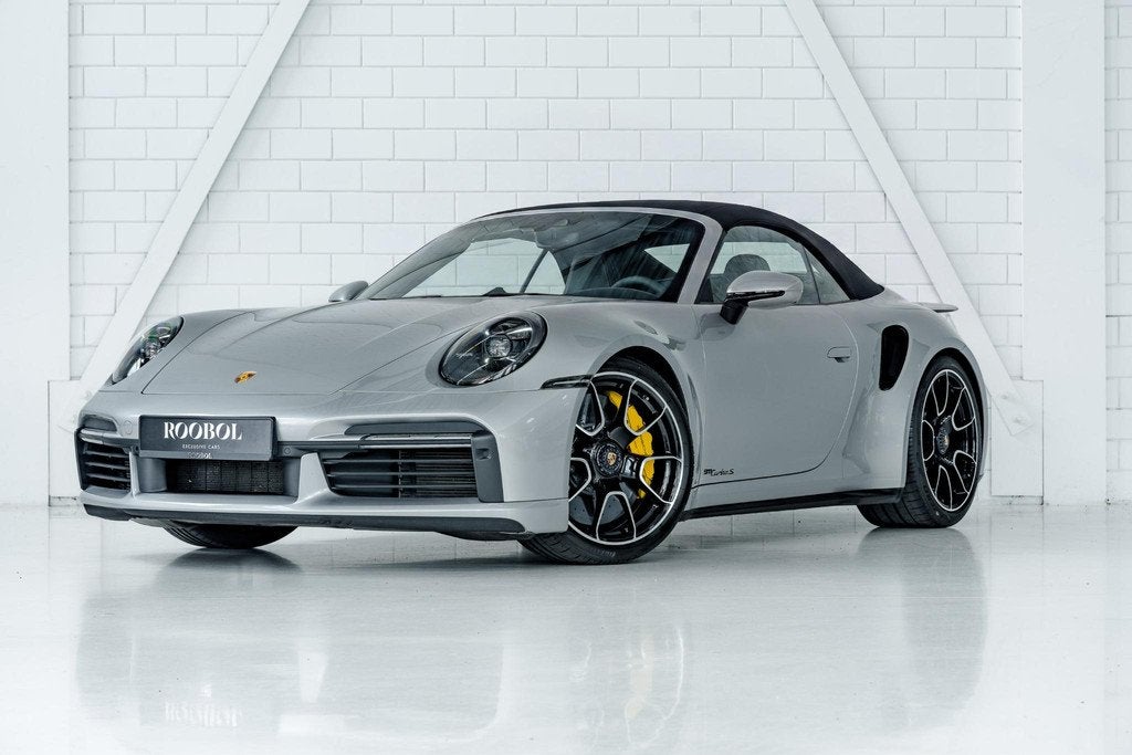 Porsche 911 Cabrio 3.8 Turbo S | GT Silver | Sport Exhaust |, Automaat, Automatische klimaatregeling, Gebruikt, Cabriolet
