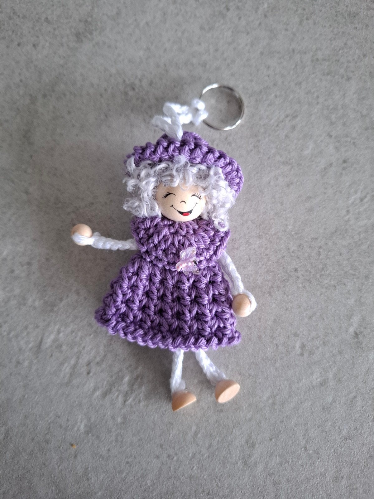 Schattig gelukspoppetje (zie ook m'n andere advertenties), Verzamelen, Sleutelhangers, Ophalen of Verzenden