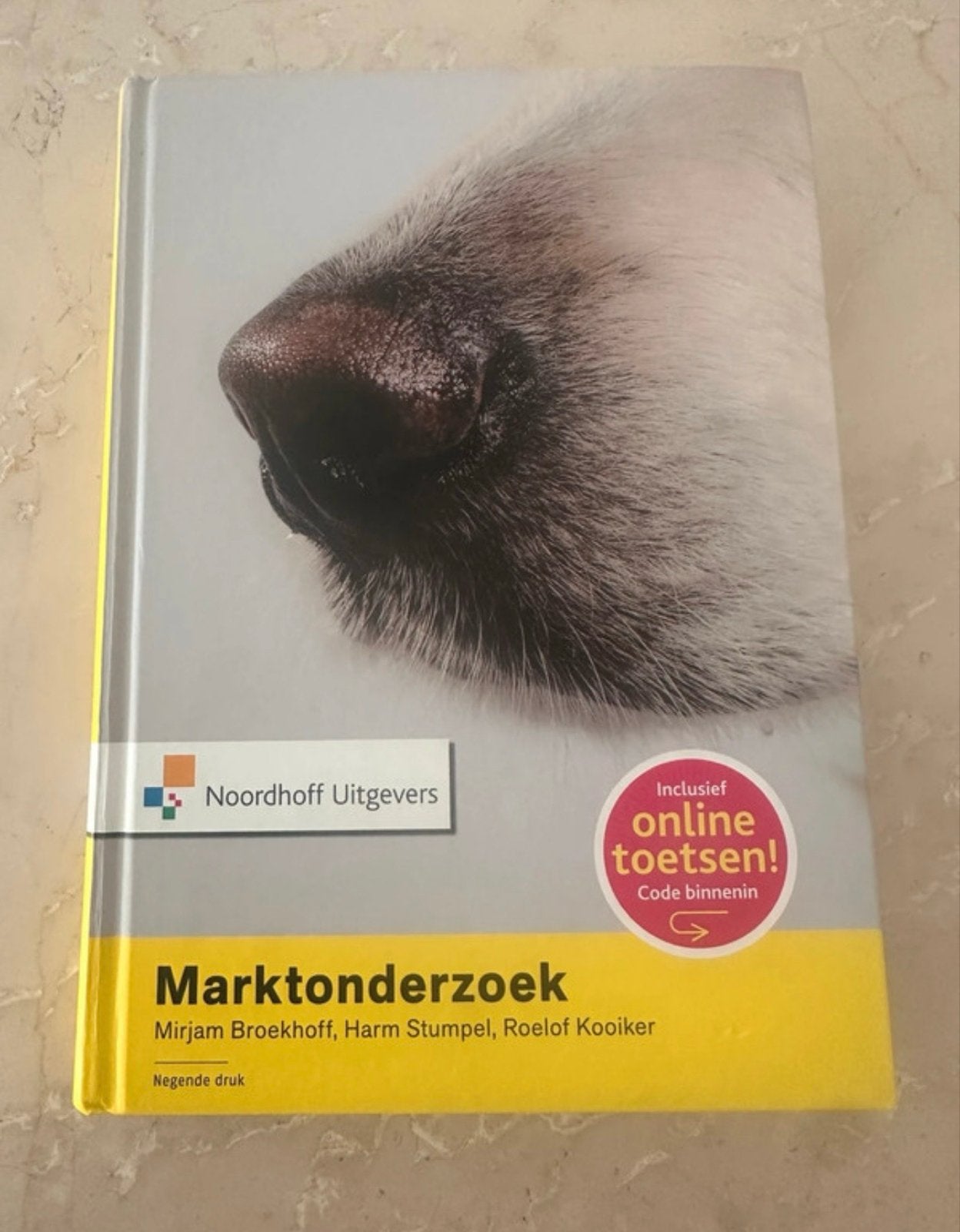 Marktonderzoek (Broekhoff) HBO Commerciële Economie, Boeken, Ophalen of Verzenden, Zo goed als nieuw, HBO