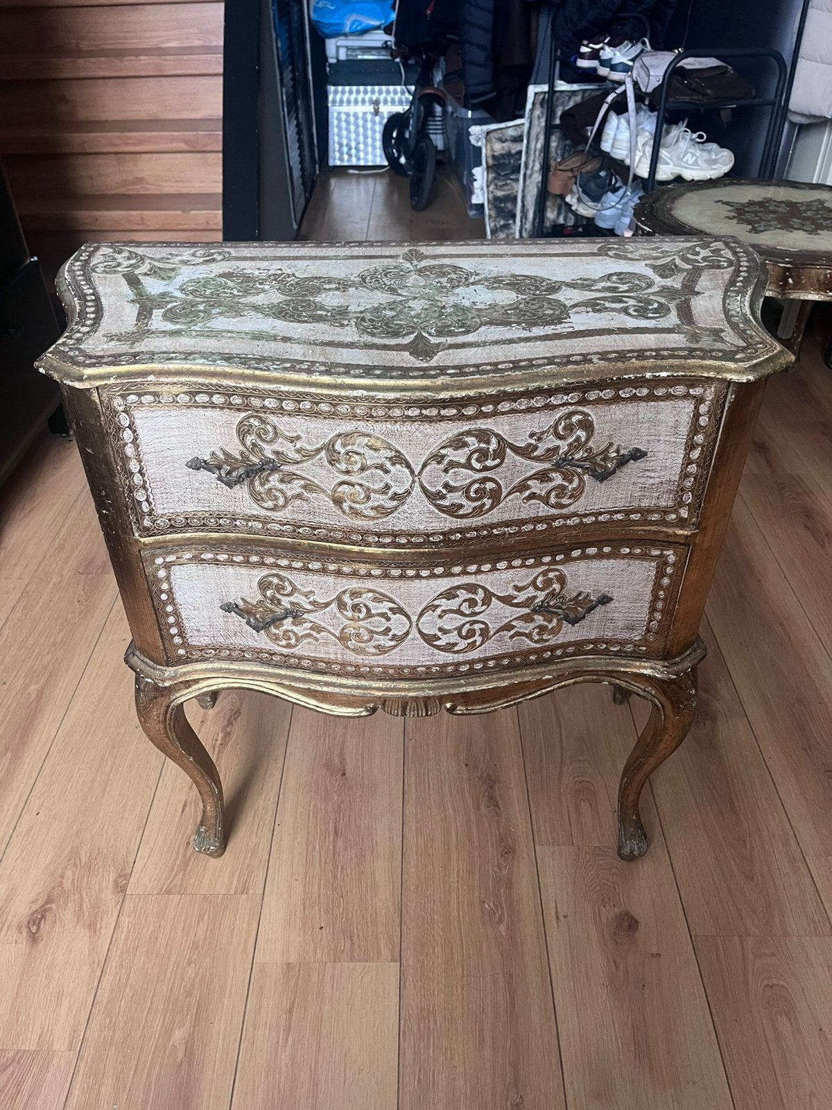 Vintage Italiaanse buik kast, Ophalen, 50 tot 100 cm, Zo goed als nieuw, Minder dan 100 cm