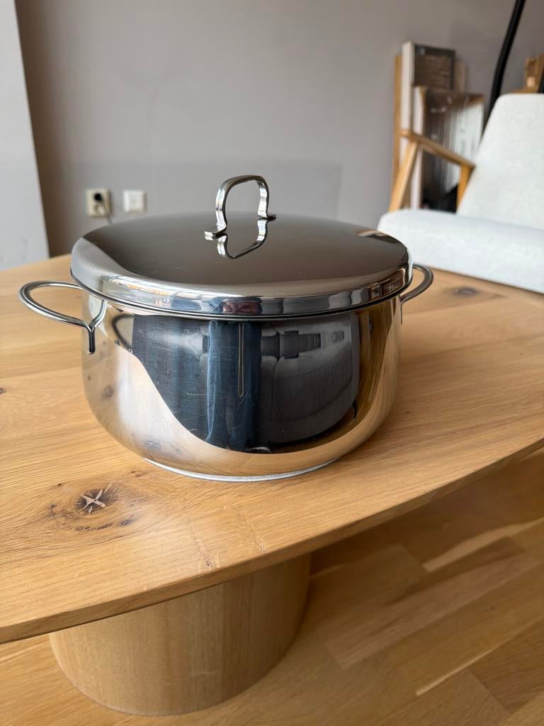 Grote Fissler soeppan diameter 26 cm, Ophalen, Gebruikt, Rvs, Kookpan of Snelkookpan