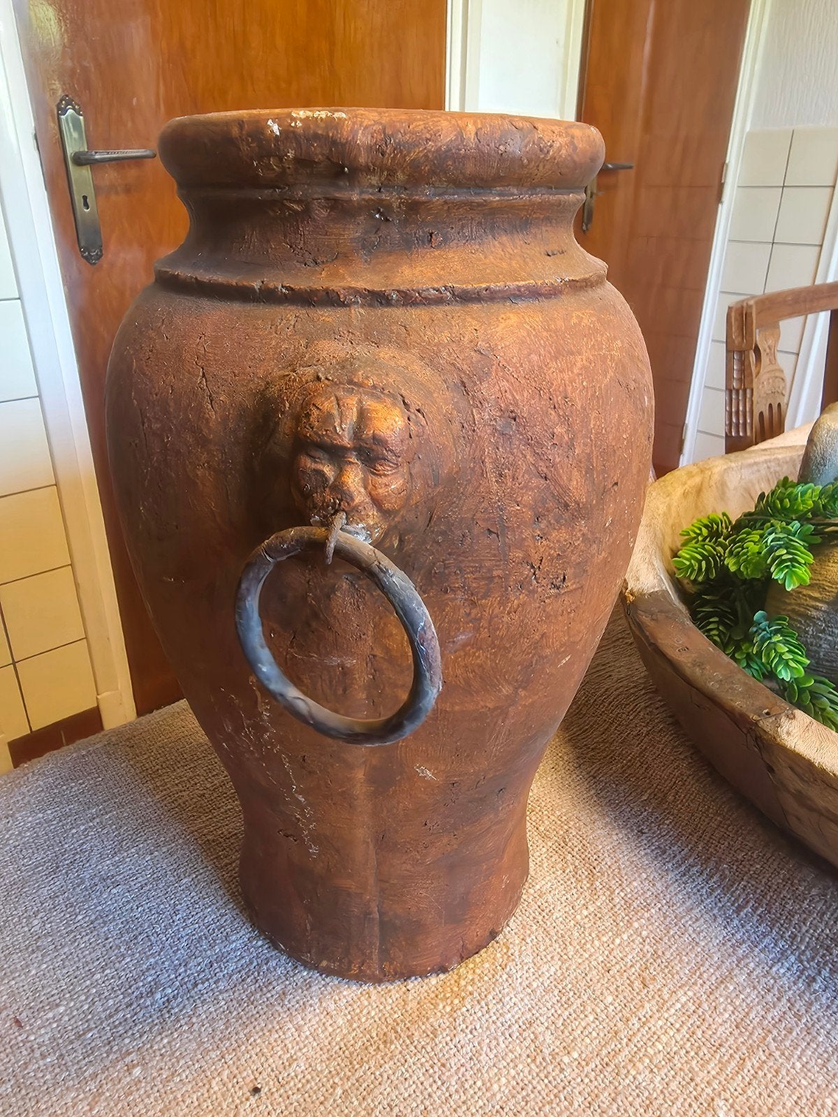 landelijke kruik, Ophalen of Verzenden, Zo goed als nieuw, Hout