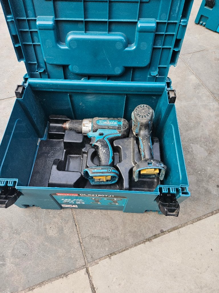 Tacker en boormachine makita, Ophalen, Gebruikt, Boormachine