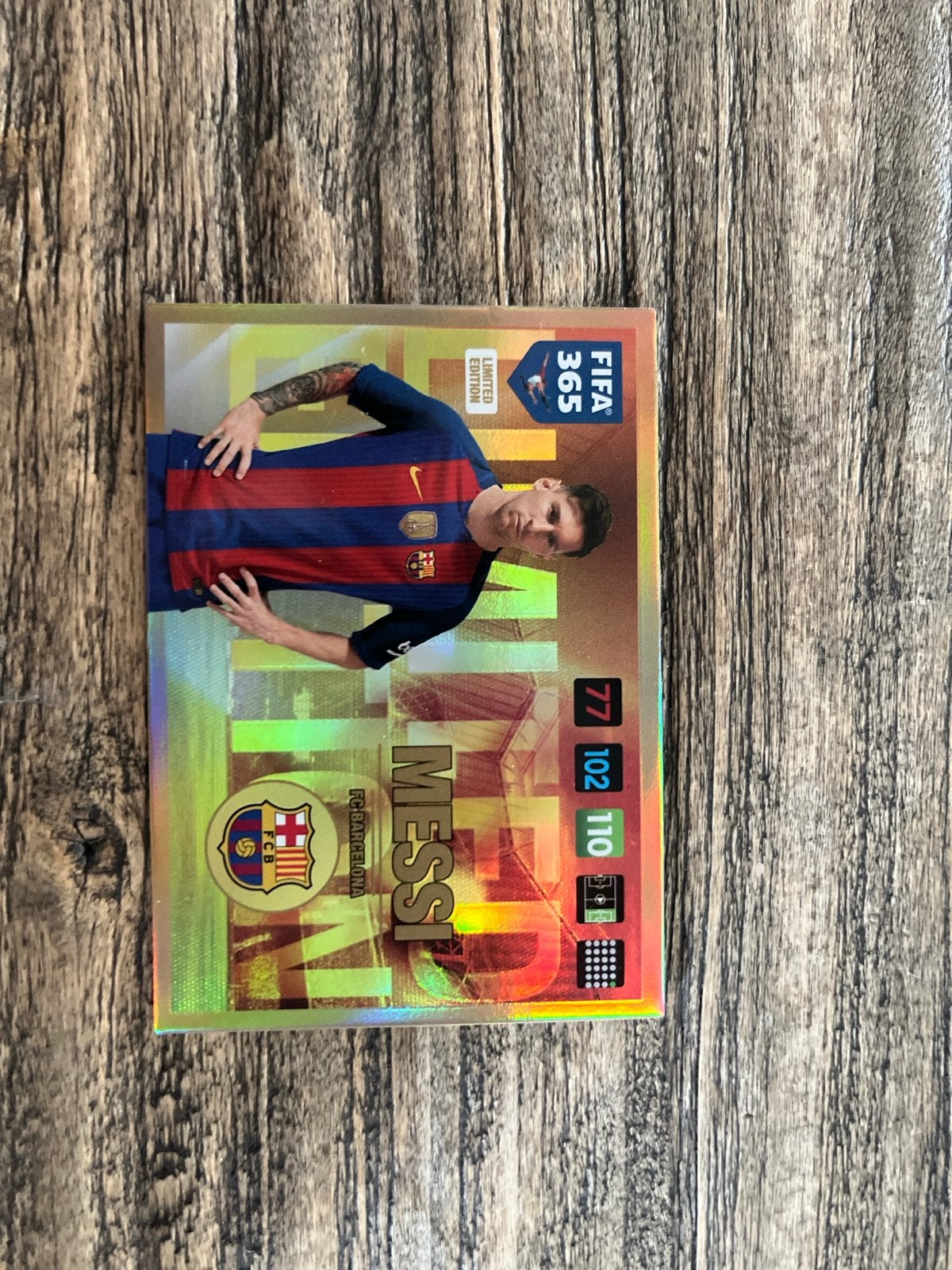 FIFA 365 Limited Edition Messi Spelerskaart FC Barcelona, Ophalen of Verzenden, Zo goed als nieuw, Buitenlandse clubs, Spelerskaart