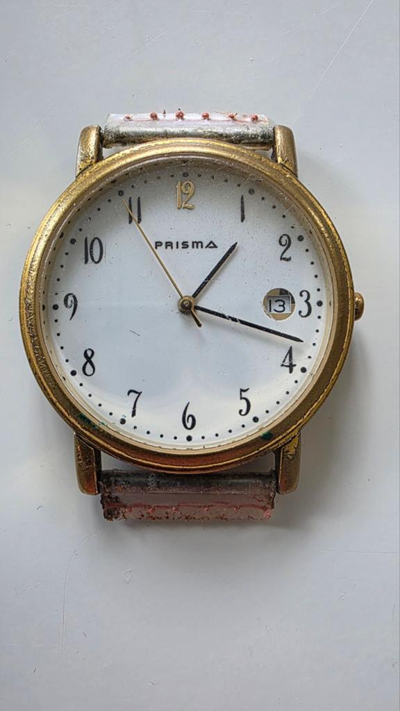 Antiek horloge Prisma, Sieraden, Tassen en Uiterlijk, Horloges | Antiek, Overige merken, Staal, Polshorloge, 1930 tot 1960
