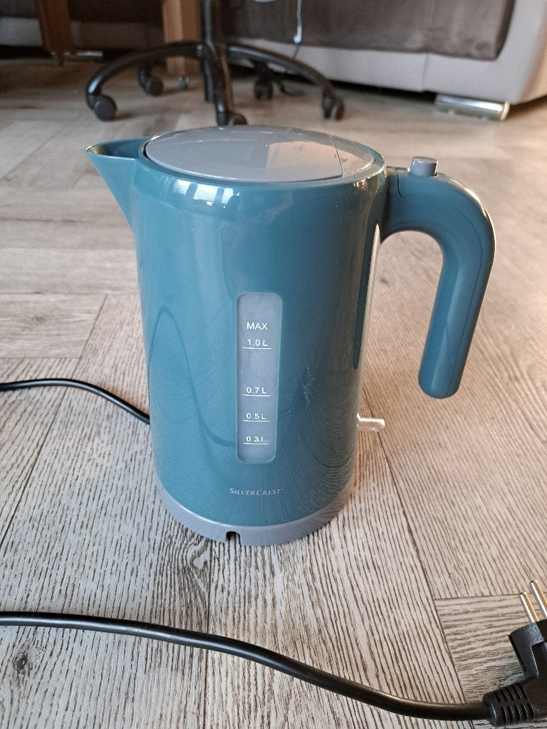 SILVER CREST WATERKOKER 1 liter bijna gratis, 1 tot 2 liter, Ophalen, Zo goed als nieuw, Draadloos