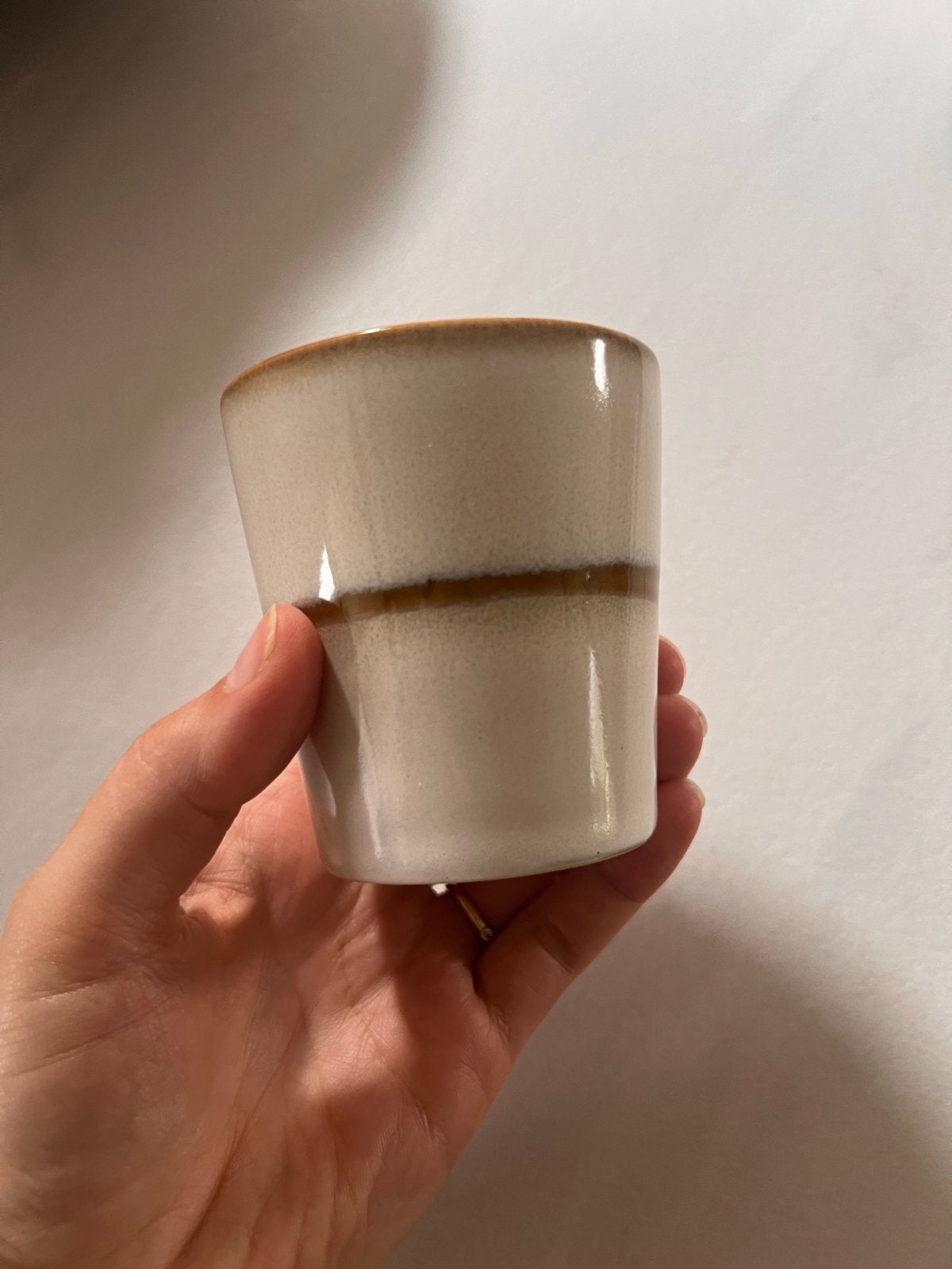 Mooi HK living koffie kopje, Huis en Inrichting, Keuken | Servies, Gebruikt, Keramiek, Ophalen of Verzenden, Overige stijlen